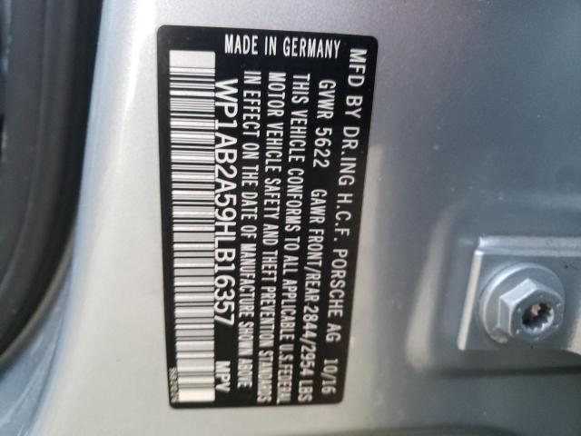 2017 PORSCHE MACAN S WP1AB2A59HLB16357
