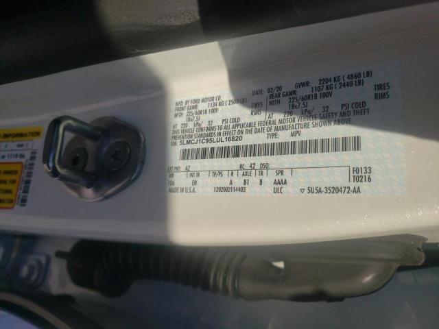 2020 LINCOLN CORSAIR 5LMCJ1C95LUL16820