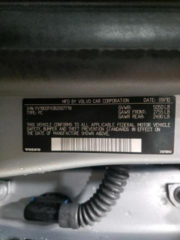 2011 VOLVO S60 T6 YV1902FH3B2007719