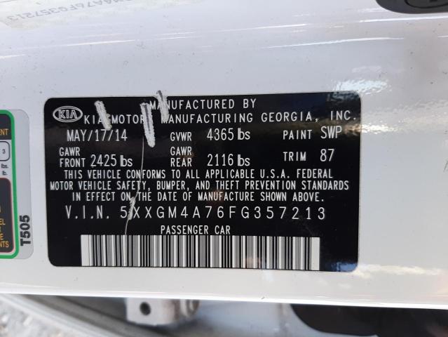 2015 KIA OPTIMA LX 5XXGM4A76FG357213