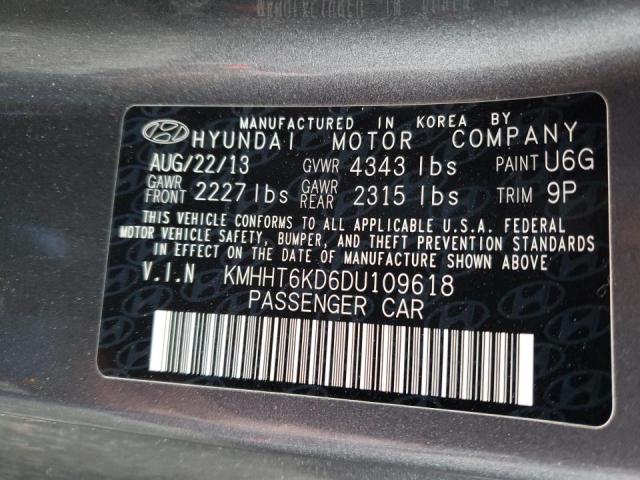 2013 HYUNDAI GENESIS CO KMHHT6KD6DU109618