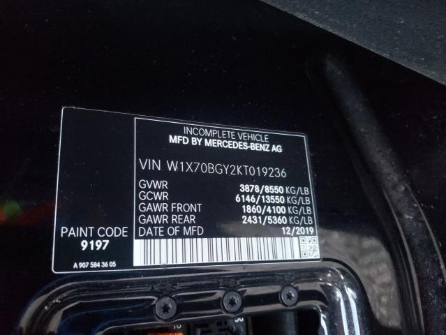 2019 MERCEDES-BENZ SPRINTER 1 W1X70BGY2KT019236