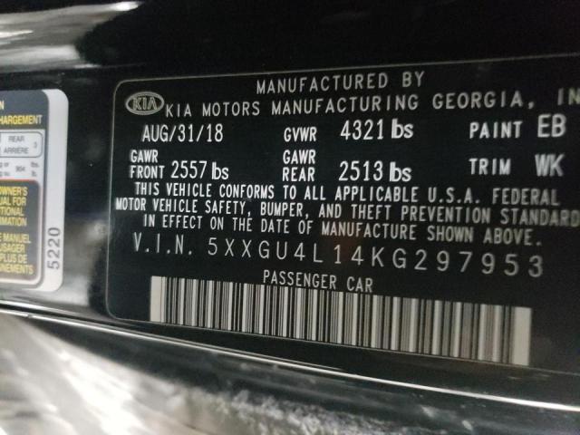 2019 KIA OPTIMA EX - 5XXGU4L14KG297953