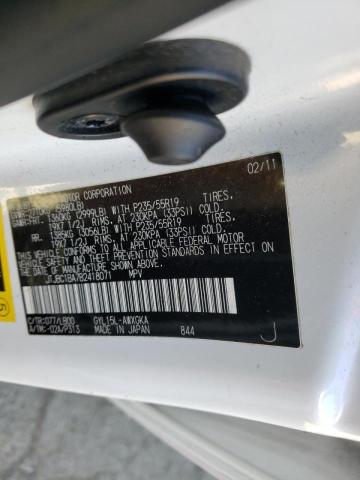 2011 LEXUS RX 450 JTJBC1BA7B2418071