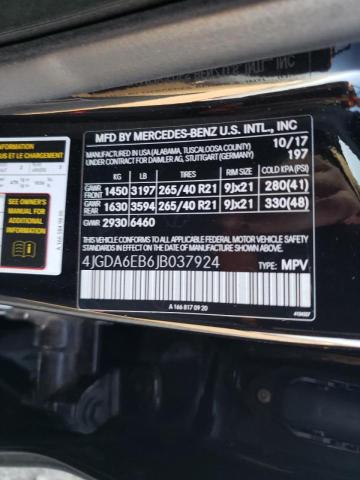 2018 MERCEDES-BENZ GLE 43 AMG 4JGDA6EB6JB037924