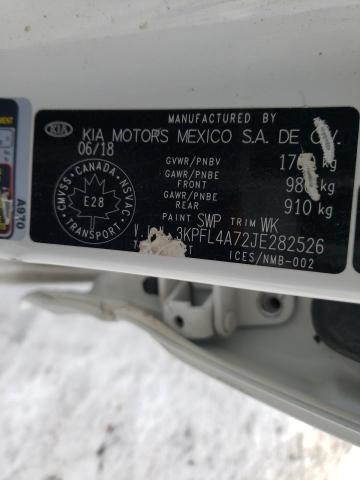 2018 KIA FORTE LX  