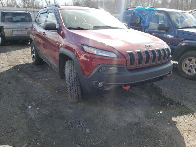 Salvage cars for sale from Copart York Haven, PA: 2014 Jeep Cherokee T