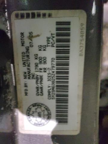 2005 PONTIAC VIBE 5Y2SM63825Z479770