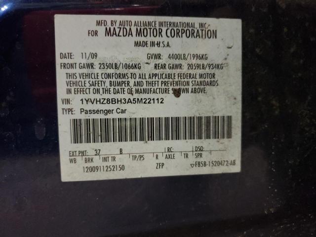 1YVHZ8BH3A5M22112 Mazda 6 I 2010. Фото: 9