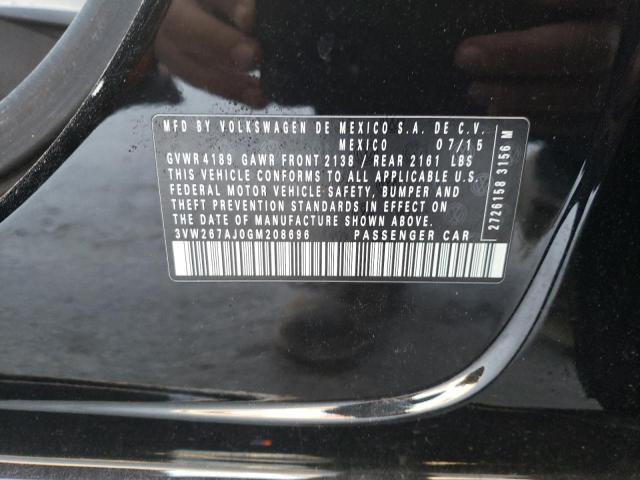 2016 VOLKSWAGEN JETTA S - 3VW267AJ0GM208696