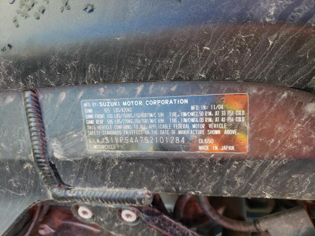 2005 SUZUKI DL650 K JS1VP54A752101284