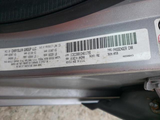 2013 CHRYSLER 200 TOURIN 1C3CCBBB1DN611795