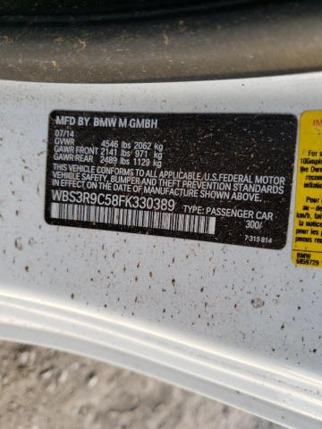 2015 BMW M4 WBS3R9C58FK330389