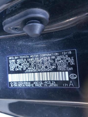 2019 LEXUS RC 300 JTHHA5BCXK5009247