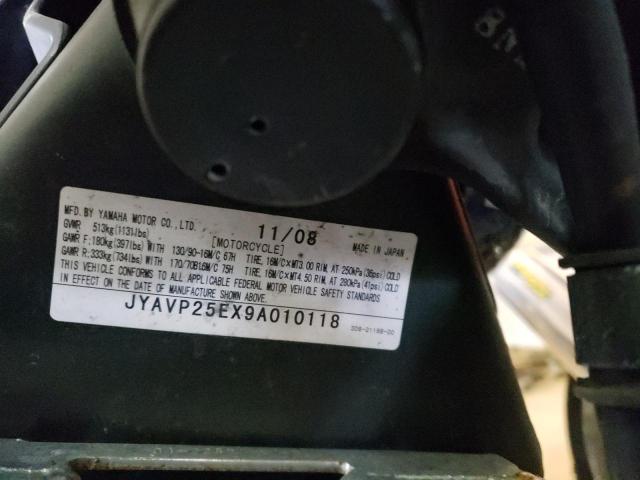2009 YAMAHA XVS1300 CT JYAVP25EX9A010118