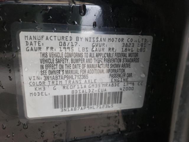 2017 NISSAN SENTRA S - 3N1AB7AP9HL712365