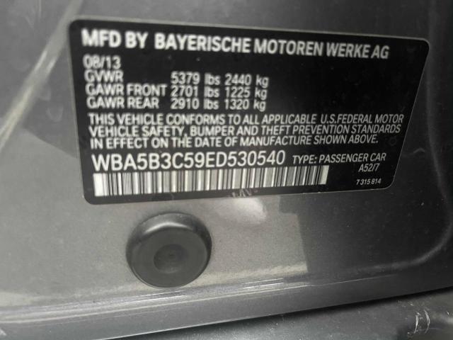 2014 BMW 535 XI WBA5B3C59ED530540