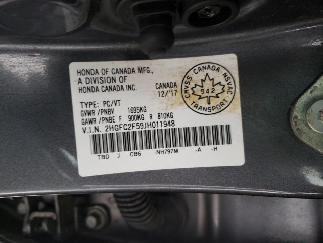 2018 HONDA CIVIC LX - 2HGFC2F59JH011948