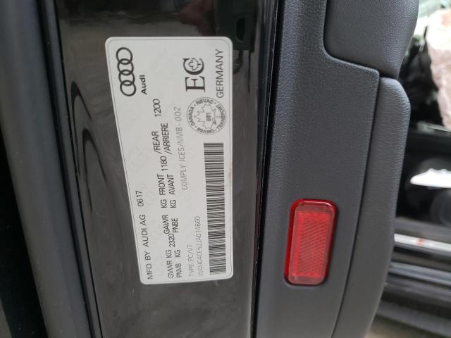2018 AUDI S5 PRESTIG WAUC4CF52JA014660