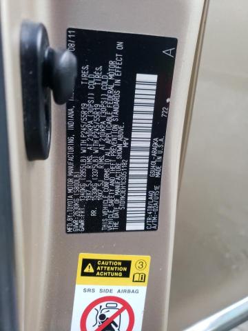 2012 TOYOTA HIGHLANDER - 5TDYK3EH1CS051182