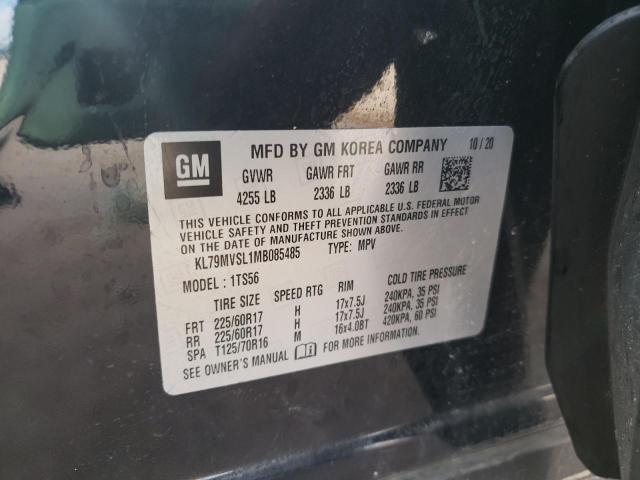 2021 CHEVROLET TRAILBLAZE - KL79MVSL1MB085485