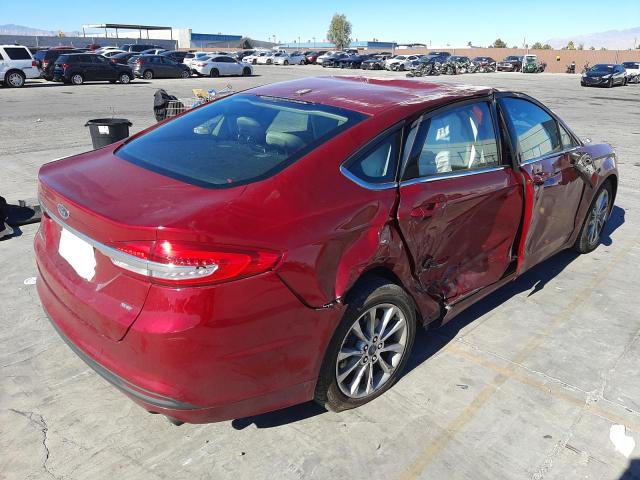 3FA6P0H72HR105549 Ford Fusion Se 2017. Фото: 3