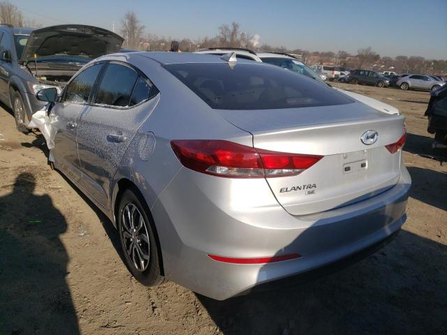 KMHD74LF7HU429706 Hyundai Elantra Se 2017. Фото: 2