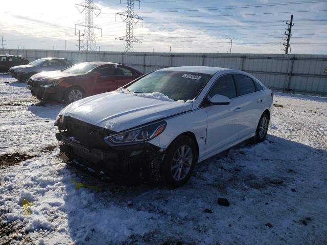 VIN: 5NPE24AF7JH644058 Auction: COPART Lot: 33100532 Location: IL - CHICAGO NORTH 5NPE24AF7JH644058 HYUNDAI SONATA 2018 WHITE Photo 2