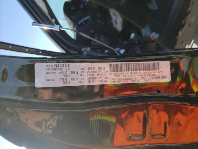 2019 DODGE DURANGO GT 1C4RDHDG4KC806393