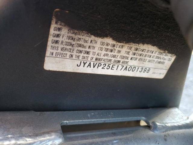 2007 YAMAHA XVS1300 CT JYAVP25E17A001398