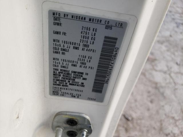 2015 NISSAN NV200 2.5S - 3N6CM0KN1FK708640