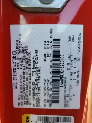 2017 FORD MUSTANG GT 1FA6P8CF0H5263405