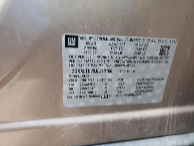 2018 GMC TERRAIN SL 3GKALTEV6JL216106