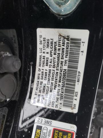 2010 HONDA CIVIC LX-S 19XFA1F66AE059524
