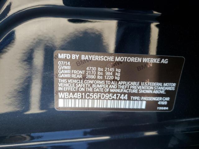 2015 BMW 435 I GRAN WBA4B1C56FD954744