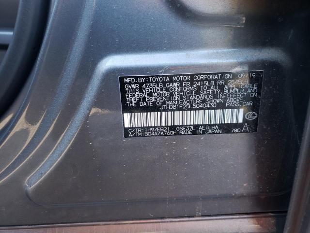 2020 LEXUS IS 300 PRE JTHD81F25L5040430
