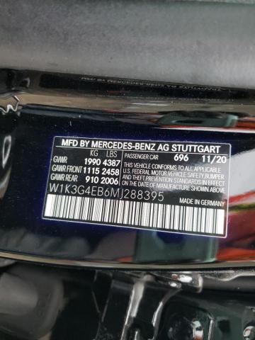 2021 MERCEDES-BENZ A220 W1K3G4EB6MJ288395