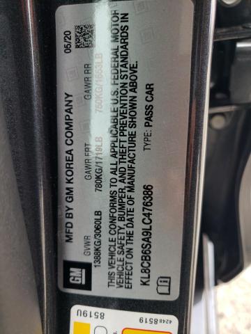 2020 CHEVROLET SPARK LS KL8CB6SA9LC476386