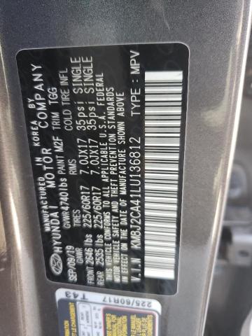 2020 HYUNDAI TUCSON SE KM8J2CA41LU136812