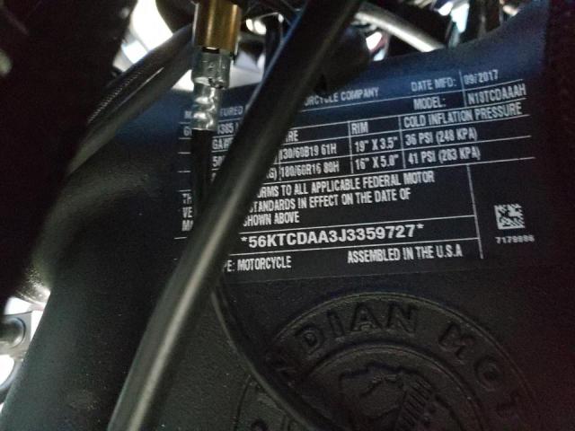 2018 INDIAN MOTORCYCLE CO. CHIEFTAIN 56KTCDAA3J3359727
