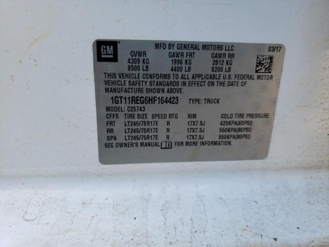 2017 GMC SIERRA C25 1GT11REG6HF164423