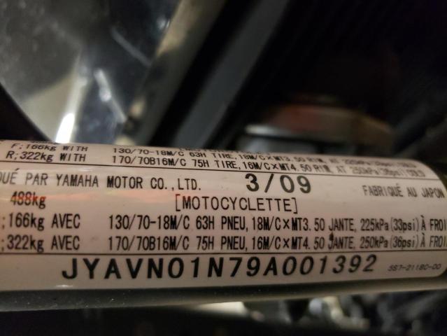 2009 YAMAHA XVS950 A JYAVN01N79A001392