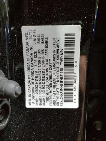 2015 HONDA CR-V LX 2HKRM4H34FH621755
