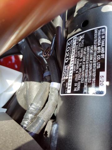 2020 HONDA CBR650 RA MLHRH0155L5100089