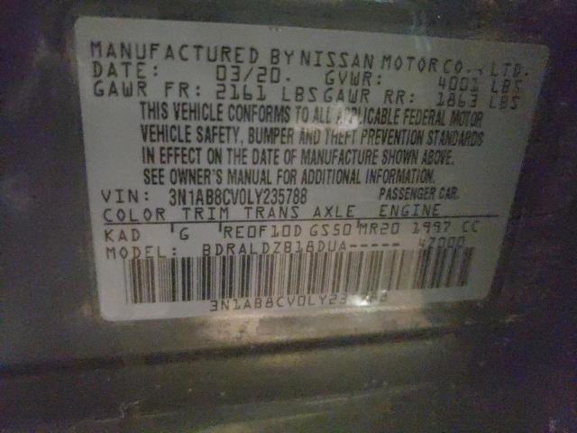 2020 NISSAN SENTRA SV - 3N1AB8CV0LY235788