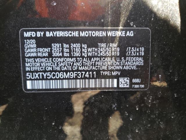 2021 BMW X3 XDRIVE3 5UXTY5C06M9F37411