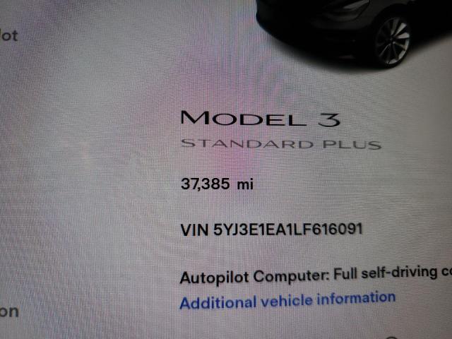 2020 TESLA MODEL 3 5YJ3E1EA1LF616091