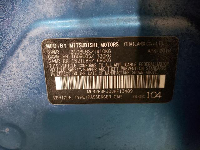 2018 MITSUBISHI MIRAGE G4 ML32F3FJ0JHF13489