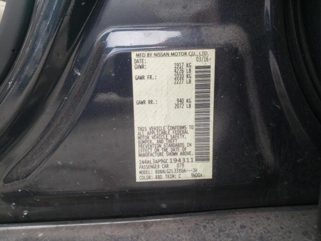 2016 NISSAN ALTIMA 2.5 1N4AL3AP9GC194311