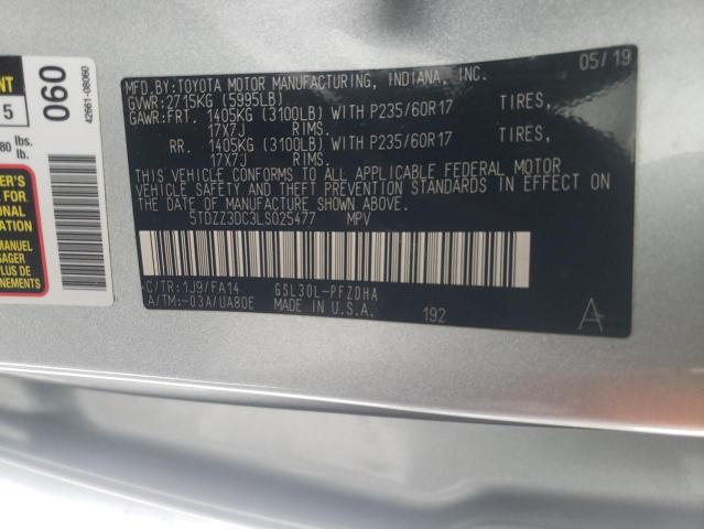 2020 TOYOTA SIENNA L 5TDZZ3DC3LS025477